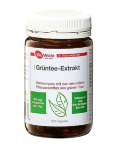 Dr.Wolz Gruntee (Green tea) Extrakt su polifenoliais kapsulės N120"