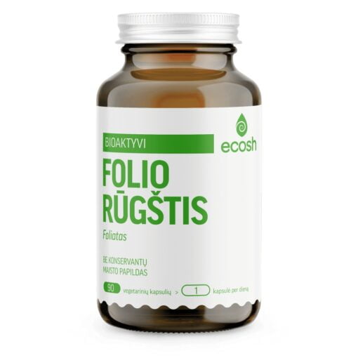 Bioaktyvi folio rūgštis maisto papildas