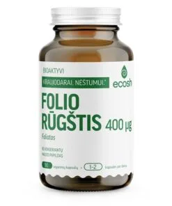 Bioaktyvi folio rūgštis maisto papildas