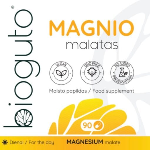 Magnio malatas, maisto papildas