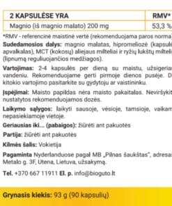 Magnio malatas, maisto papildas