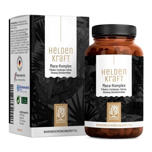 NATURTREU Maca Maisto Papildas Vyrų Lytiniam Aktyvumui, 90 kapsulių
