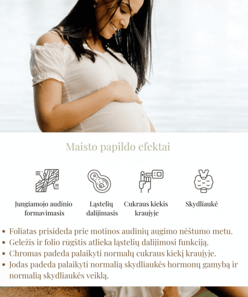 maisto papildas nescioms