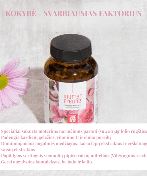 maisto papildas planuojancioms nestuma