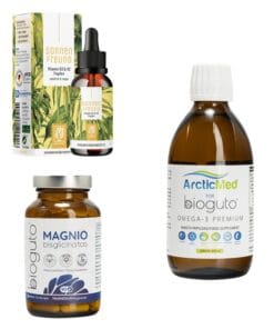 BAZINIS RINKINYS - Vitaminas D + Omega-3 + Magnis