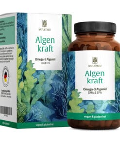 NATURTREU Omega-3 - riebalų rūgštys iš jūros dumblių, 60 kapsulių